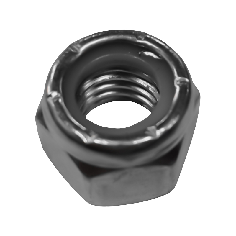 Carbon Steel Nylon Anti-solvens Anti- labi sui obfirmatis Hex Nut